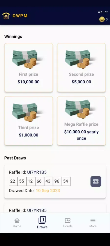 OWP Millionaire 스크린샷