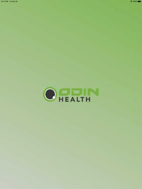 Ảnh chụp màn hình của Odin Health iPad 