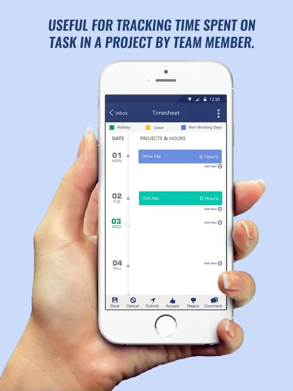 ภาพหน้าจอของ OfficeMobile iPad 