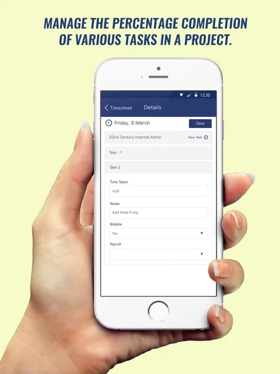 ภาพหน้าจอของ OfficeMobile iPad 