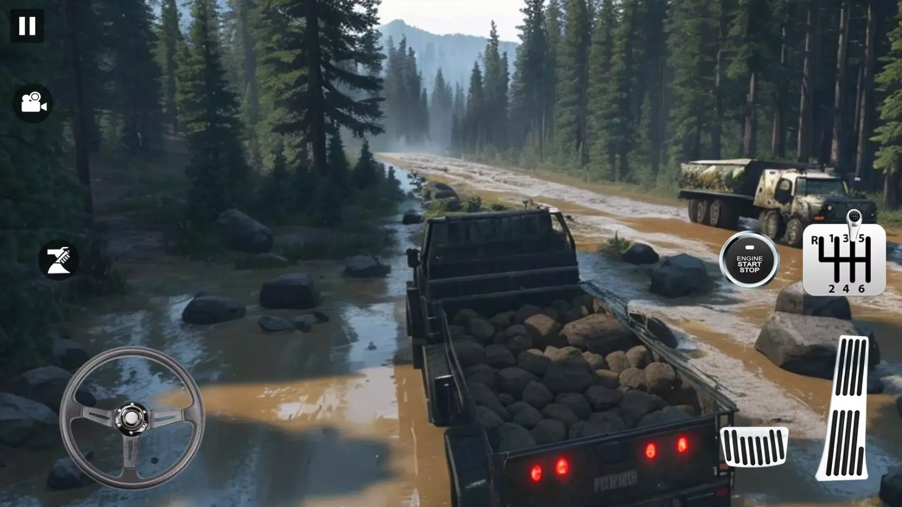 Mud Truck Offroad Runner Game应用截图