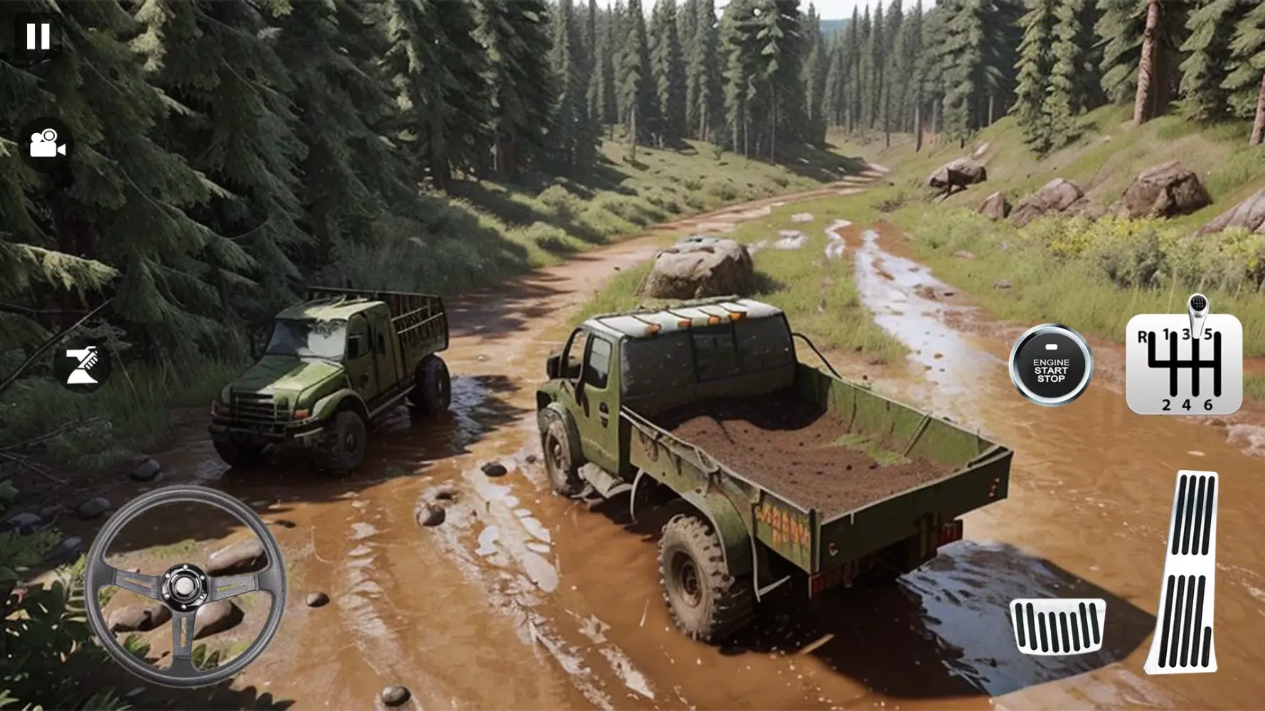Mud Truck Offroad Runner Game应用截图