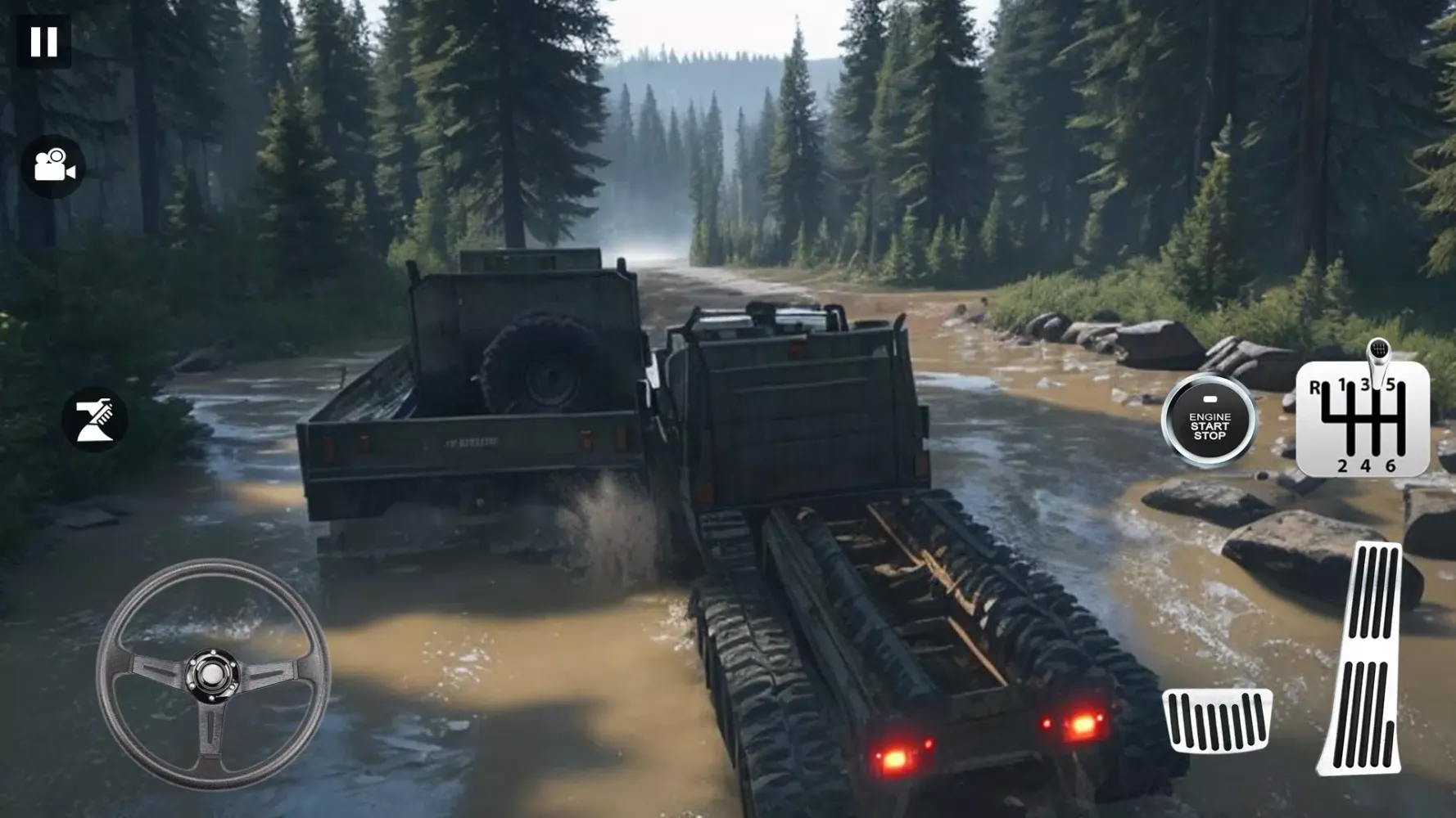 Mud Truck Offroad Runner Game应用截图