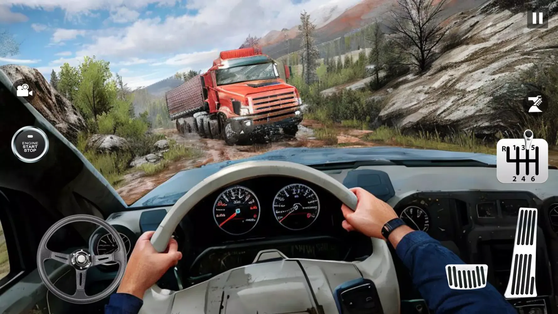 Mud Truck Game Runner Off Road سکرین شاٹس