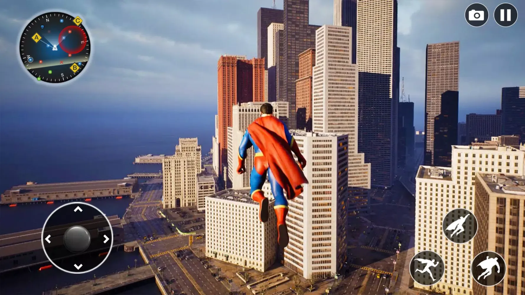 Flying Superhero Crime City应用截图