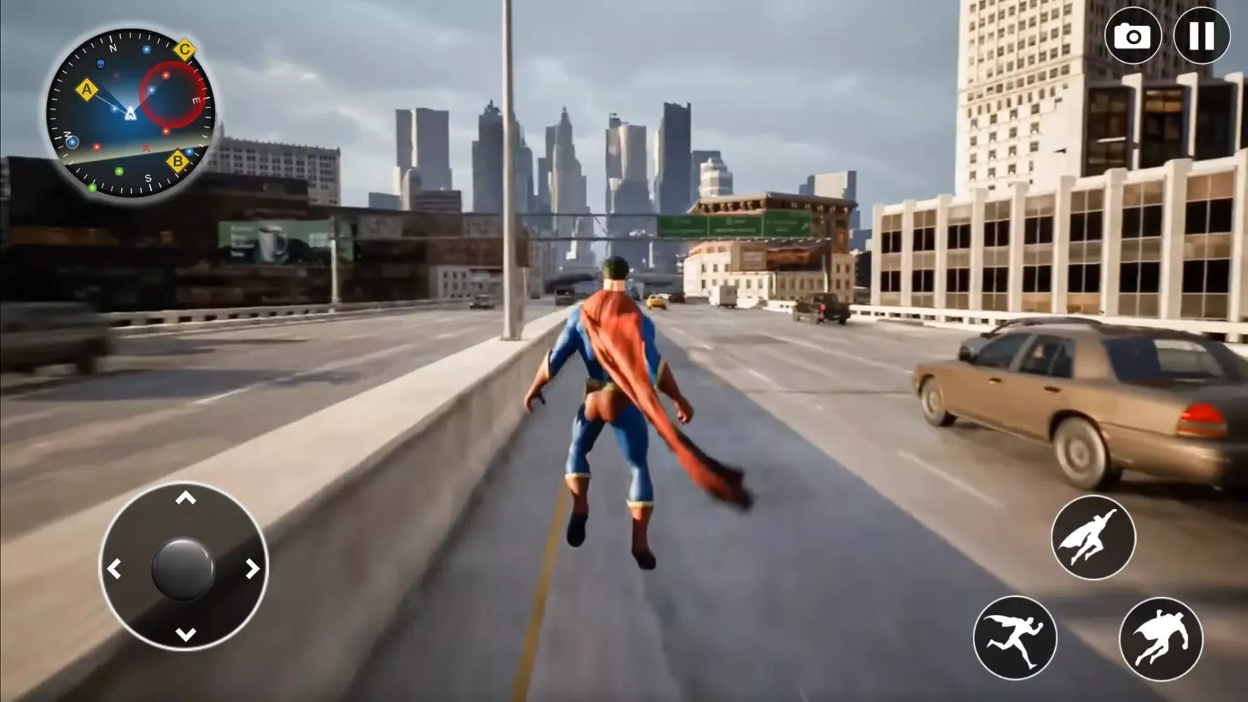 Flying Superhero Crime City应用截图