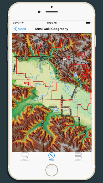 Meskwaki Language App Screenshots