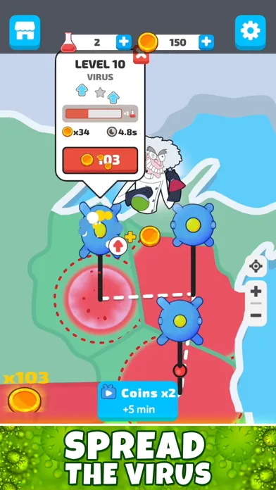Virus Evolution: Destroy Earth スクリーンショット