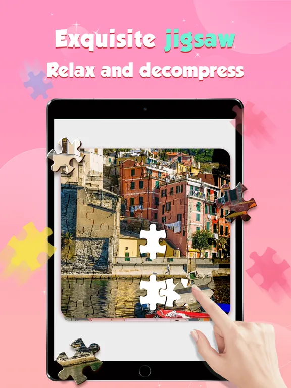 Jigsaw Puzzle -Number & Paint iPad 应用截图