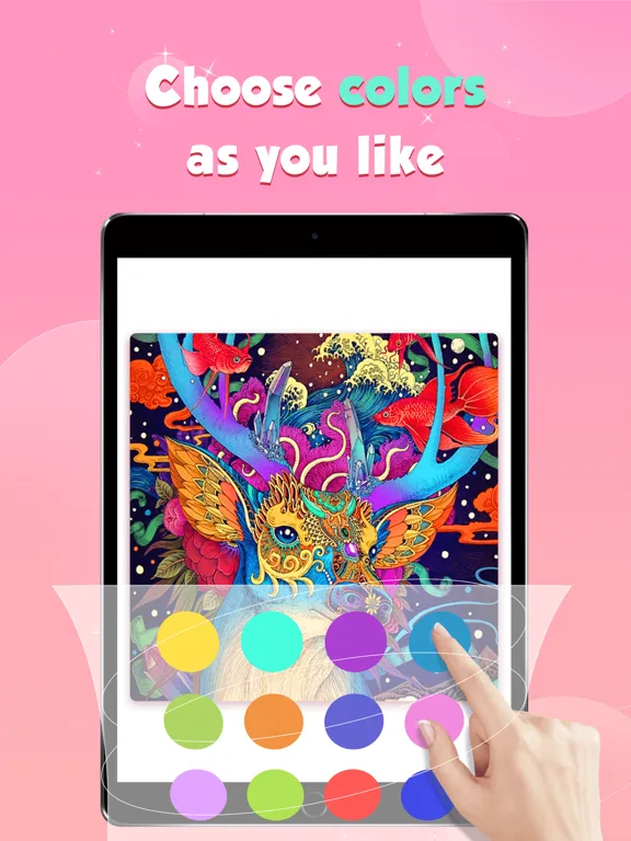 Jigsaw Puzzle -Number & Paint iPad 应用截图