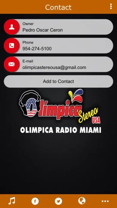 Screenshot di Olimpica Stereo USA