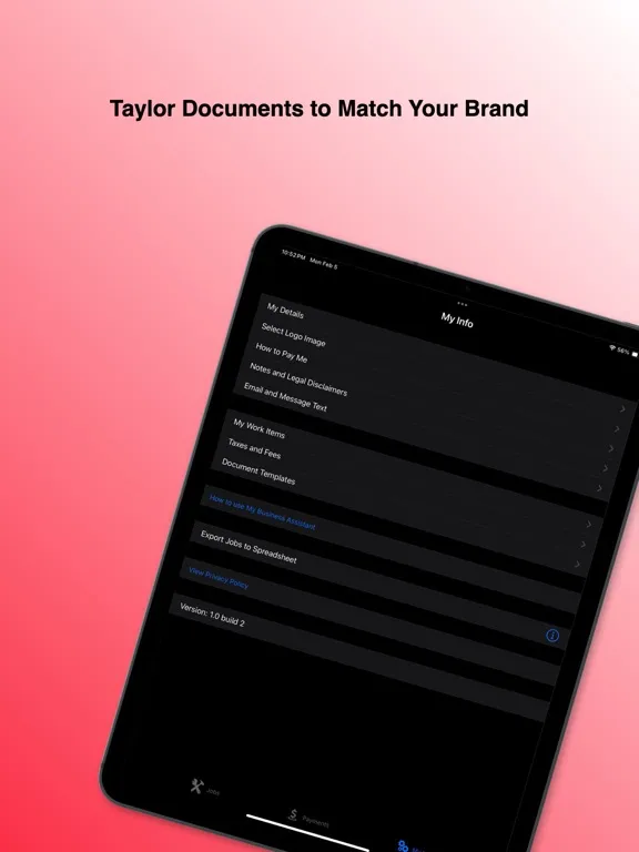 My Business Assistant Pro iPad  سکرین شاٹس