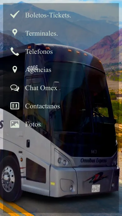 Capturas de tela do OMNIBUS EXPRESS