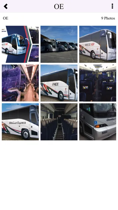 Capturas de tela do OMNIBUS EXPRESS
