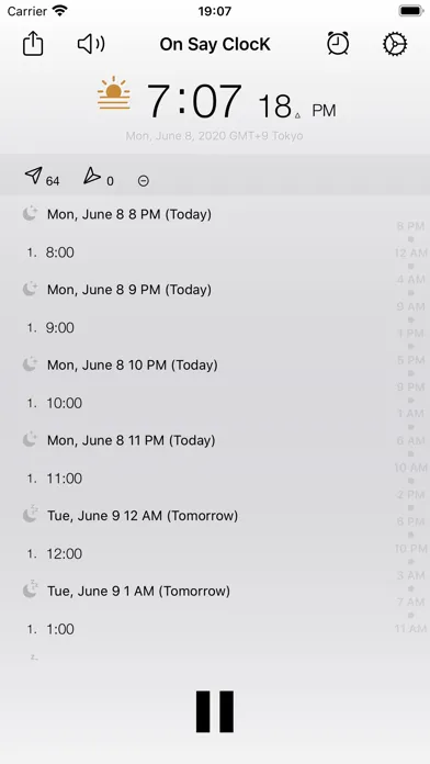 On Say ClocK ~Time signal app~应用截图