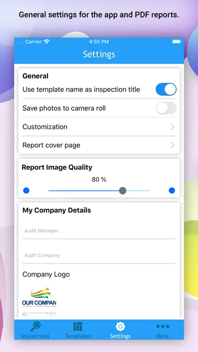 OnSite Checklists - Auditing سکرین شاٹس