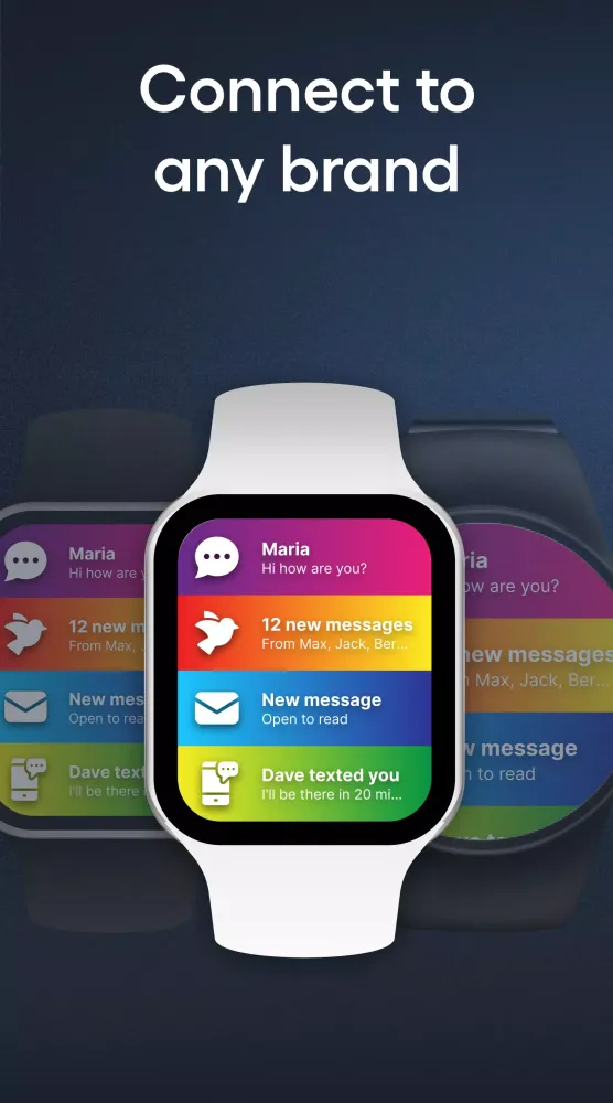 Tangkapan layar SmartWatch & BT Sync Watch App