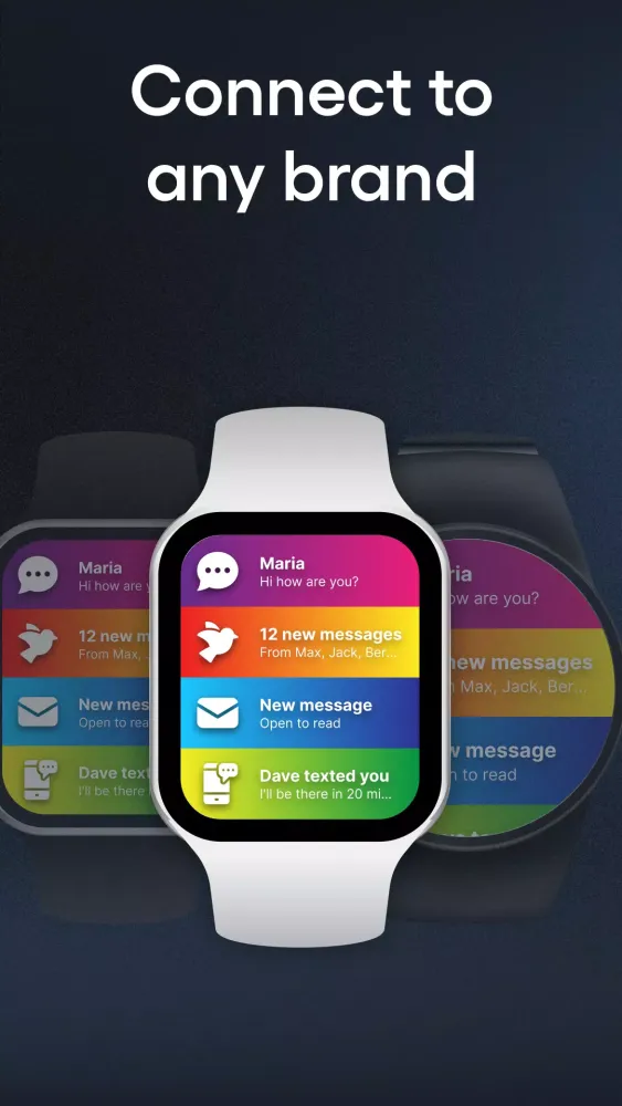 Tangkapan layar SmartWatch & BT Sync Watch App