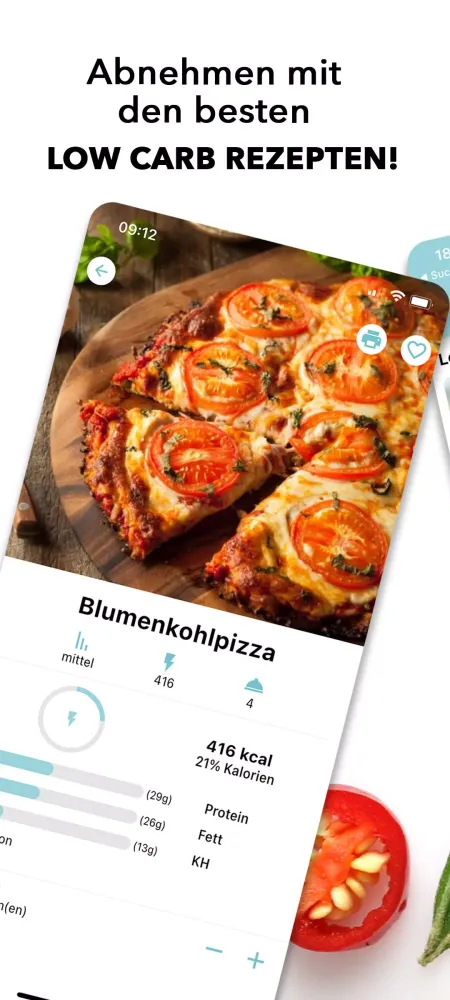 Tangkapan layar Low Carb Rezept des Tages