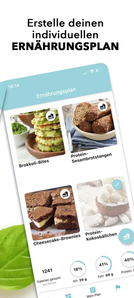 Tangkapan layar Low Carb Rezept des Tages