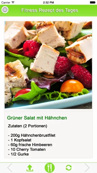 Capturas de tela do Fitness Rezept des Tages - Fitness Rezepte