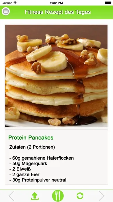 Capturas de tela do Fitness Rezept des Tages - Fitness Rezepte