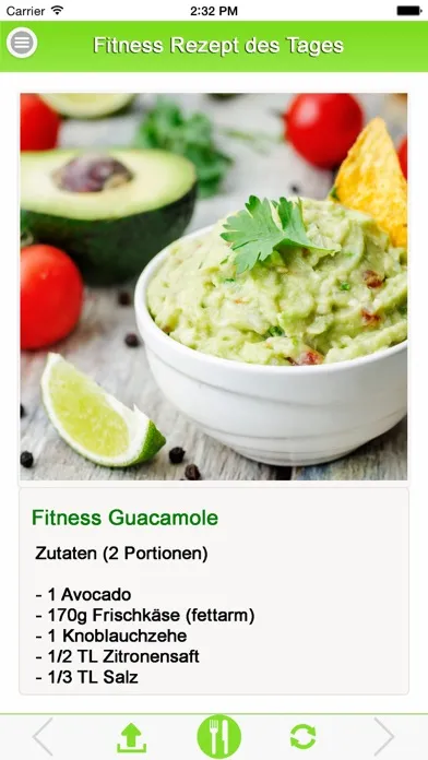 Capturas de tela do Fitness Rezept des Tages - Fitness Rezepte