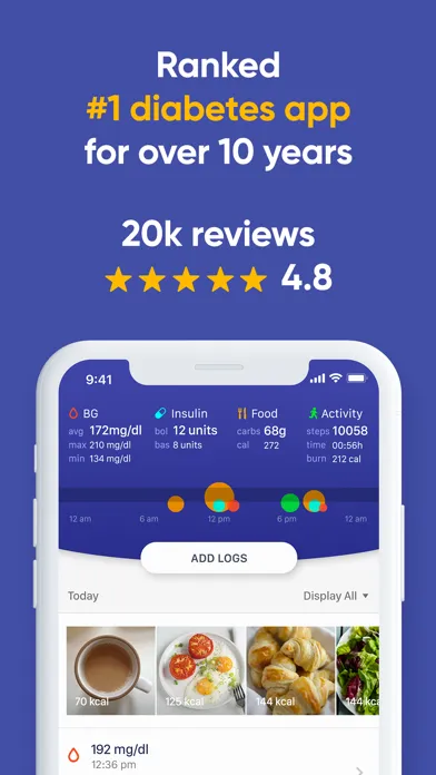 Glucose Buddy Diabetes Tracker স্ক্রিনশট