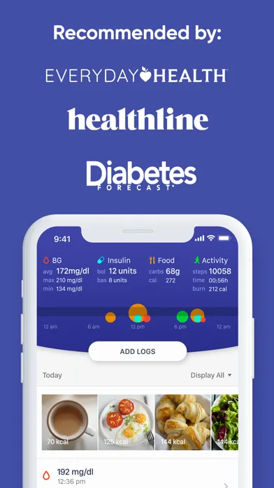 Glucose Buddy Diabetes Tracker স্ক্রিনশট