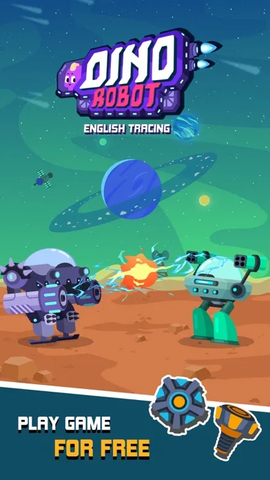 Dino Robot - English Tracing应用截图