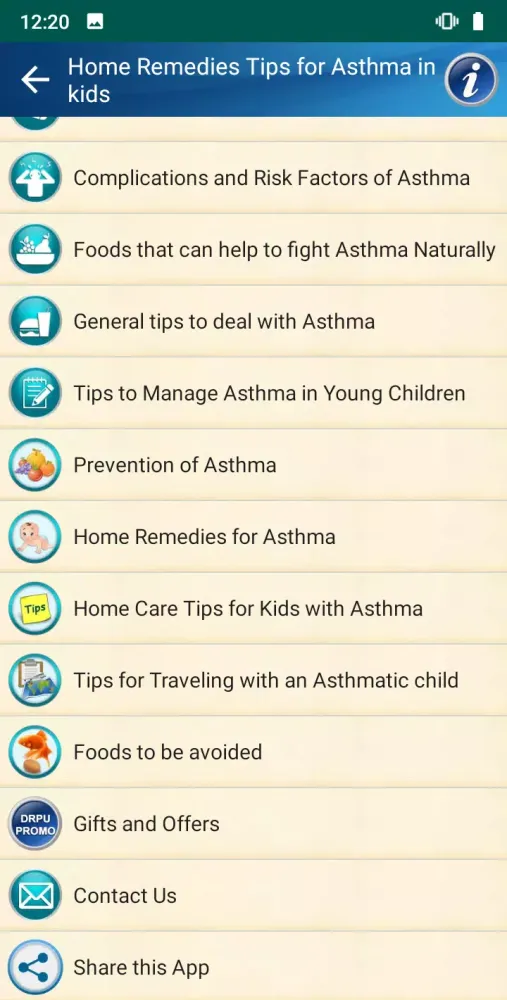 Kids Health and Diet Help Screenshots