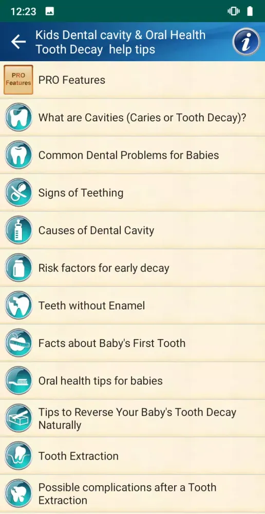 Kids Health and Diet Help Screenshots