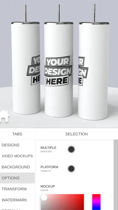 Tangkapan layar Mockup Creator (Video Mockups)
