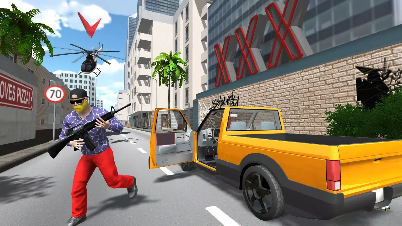 Tangkapan layar Auto Theft Sim Crime