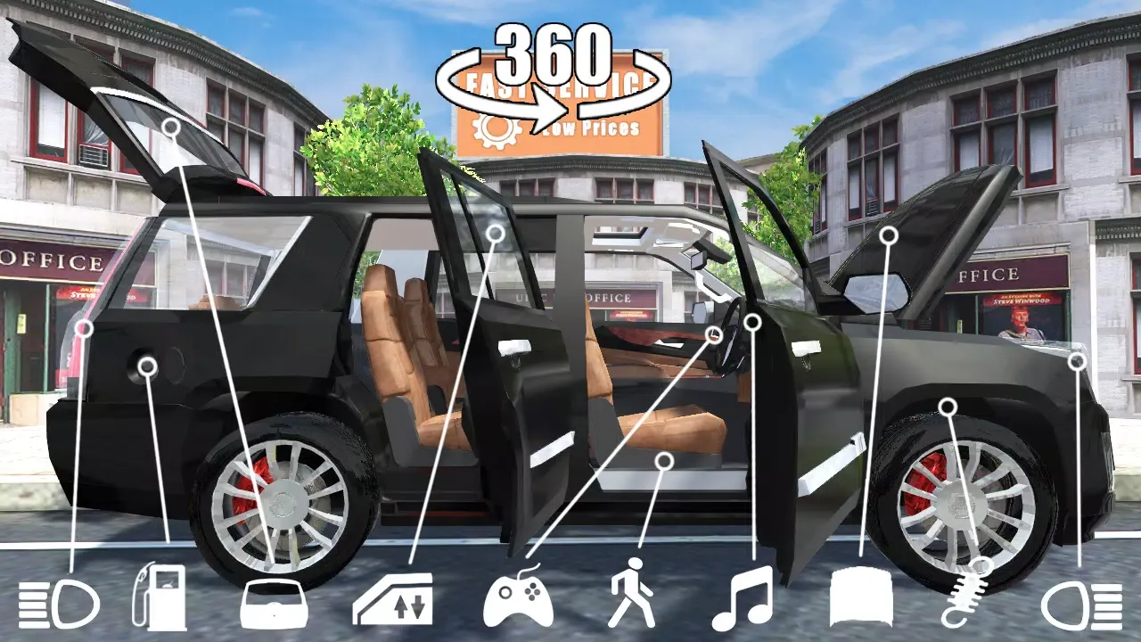 Car Simulator Escalade Driving Screenshots