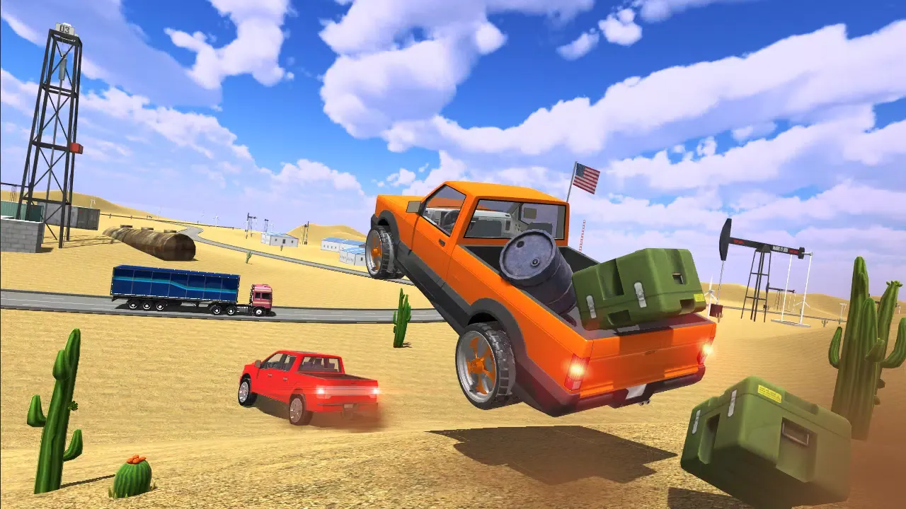 Capturas de tela do Offroad Pickup Truck Simulator