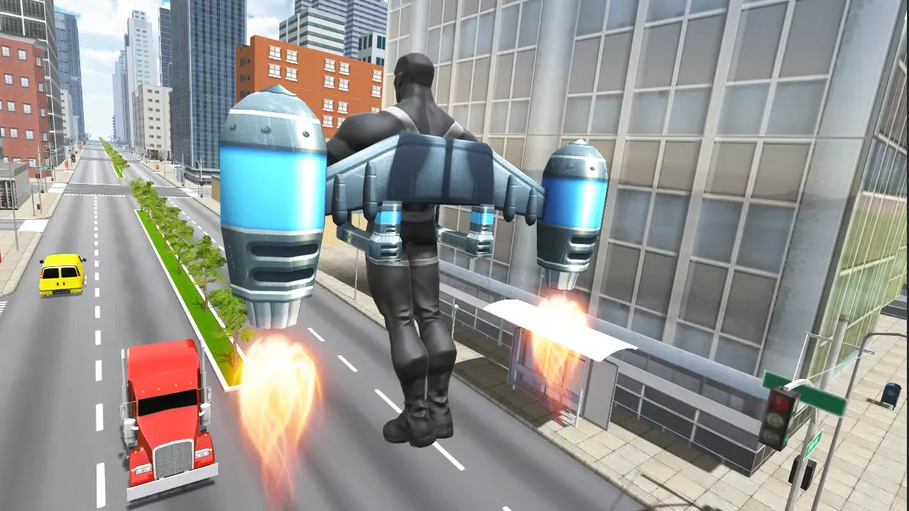 Rope Hero Big Town应用截图