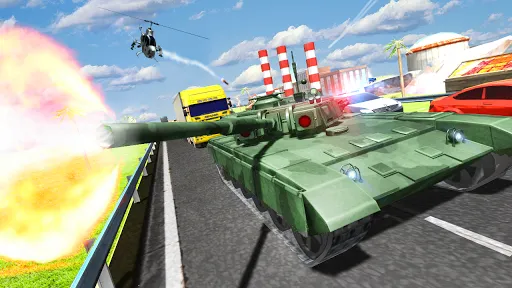 Screenshot di Tank Traffic Racer