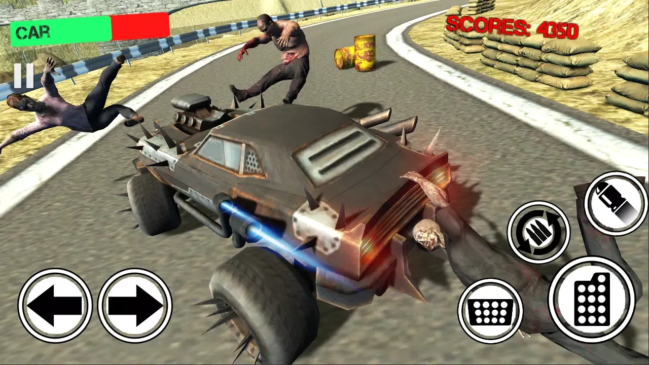 Zombie Crush Hill Road Drive Screenshots
