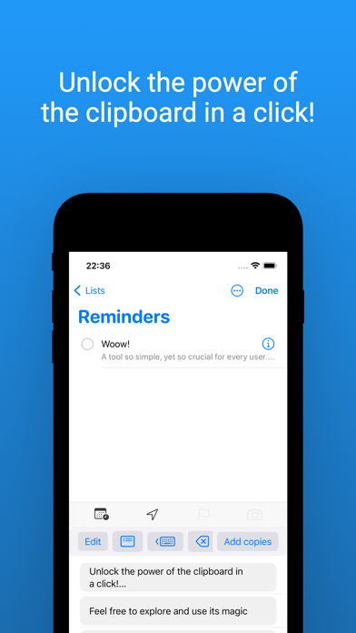 iCliper - Clipboard Manager Screenshots