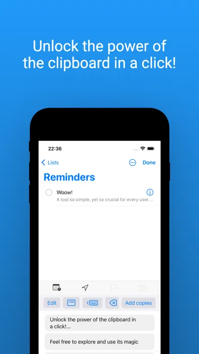 iCliper - Clipboard Manager应用截图