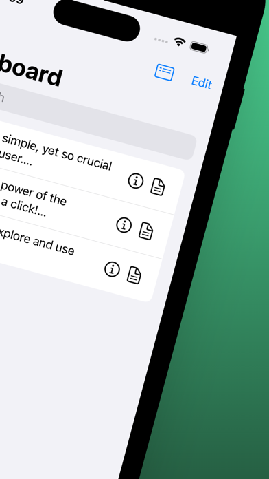 iCliper - Clipboard Manager Screenshots