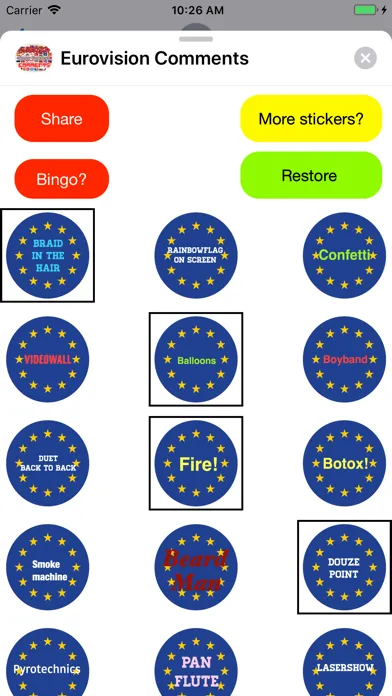 Eurovision Comments應用截圖