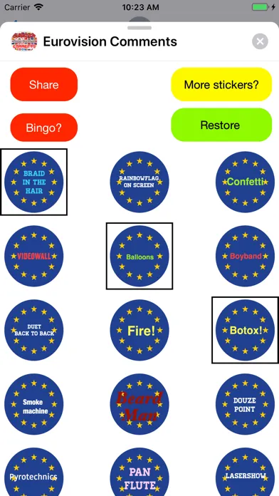 Eurovision Comments應用截圖
