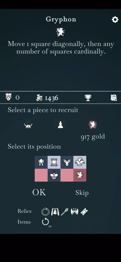Screenshot di Ouroboros King Chess Roguelike