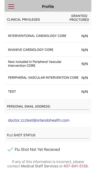 Orlando Health Mobile स्क्रीनशॉट