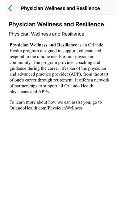 Orlando Health Mobile स्क्रीनशॉट