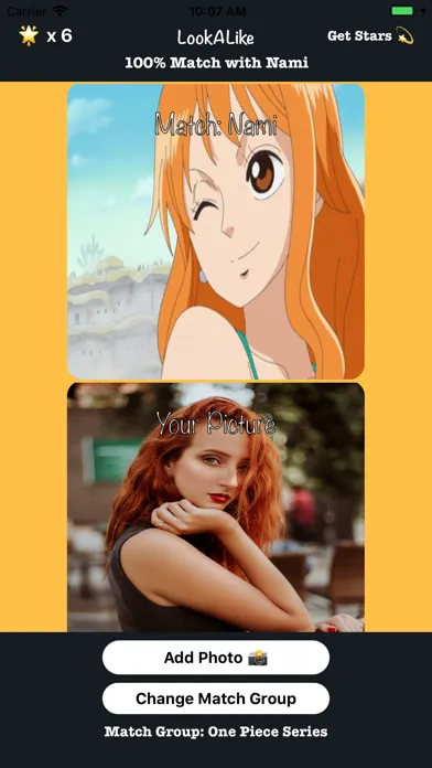 Ảnh chụp màn hình của LookALike Celebrity Look Alike