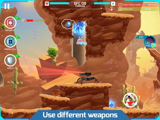 Mike the Planet Miner iPad  스크린샷
