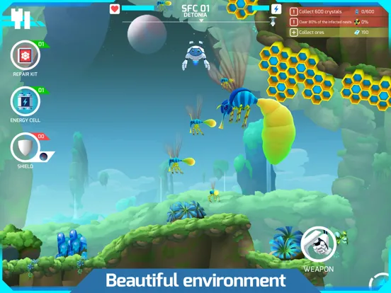 Mike the Planet Miner iPad  스크린샷